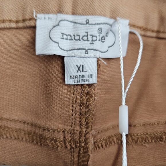 NWT Mud Pie Crawford Wide Leg Cropped Jeans Women's XL (32x26) Burnt Orange - Picture 2 of 11